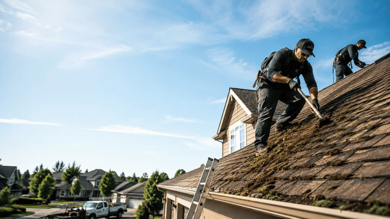 Roof Moss Removal in Edwards, IL near me